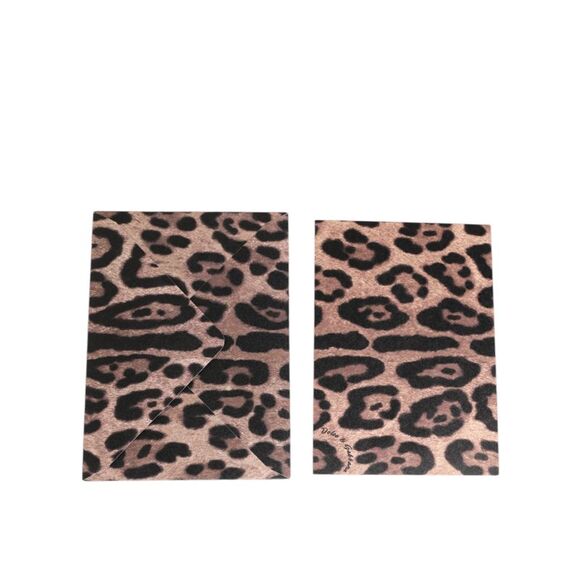 Dolce & Gabbana Multicolor Leopard Print Envelope Paper Post Card Women´s Holder,All Products : American Fashion Style Bags On Sale